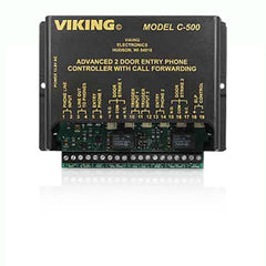 Viking C-500 Advanced Two Door Entry Phone Controller with Call Forwarding and Strike Controls