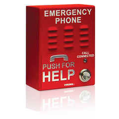 Viking E-1600-IP ADA Compliant VoIP Emergency Phones with Built-In Dialer and Digital Voice Announcer