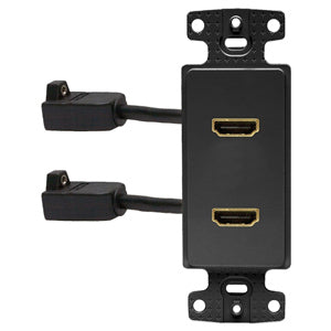 Hubbell NS802BK HDMI Decorator Frame