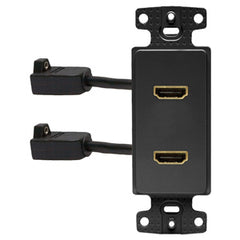 Hubbell NS802BK HDMI Decorator Frame