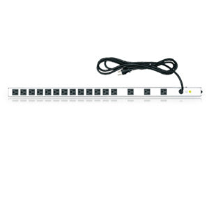 Middle Atlantic PWR-16-V Essex 16 Outlet Power Strip (Flat Black Finish)