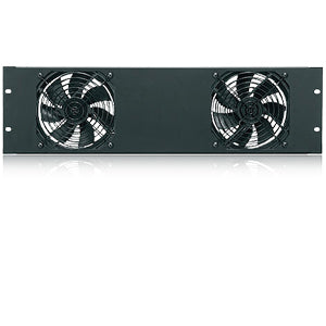 Middle Atlantic FANPNL-2DC Essex Fan Panel (Flat Black) 138 CFM
