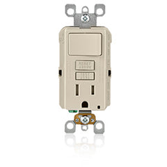 Leviton GFSW1-T SmartLock Pro Combination GFCI Outlet/Switch