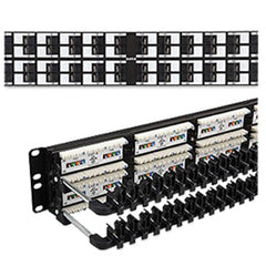 Allen Tel AT66-PNL-AGL24 24 Port Cat 6 Angled Patch Panel