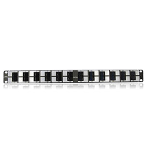 Allen Tel AT55B-PNL-AGL24 24 Port Cat 5e Angled Patch Panel