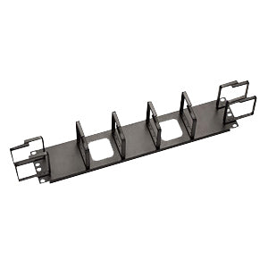 Allen Tel AT55WMP-SR2 Single Sided Cable Manager 2 RU with Pass Through Holes