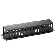 Allen Tel AT55WMP-H2 Horizontal Wire Management Panel 2 RU with Pass Through Holes