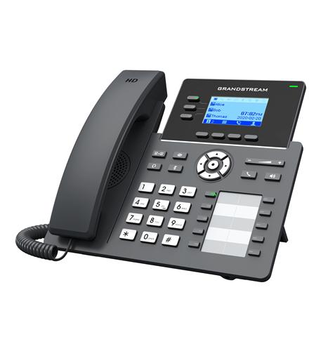 Grandstream GRP2604 3-Line Essential IP Phone with PoE, HD Audio, and 5-Way Conferencing