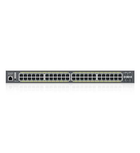 EnGenius ECS1552P Cloud Managed 48-Port Gigabit PoE+ Switch with 410W Power Budget