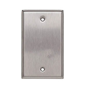 Allen Tel AT70SS-0 Versatap 1-Gang Stainless Steel Blank Faceplate