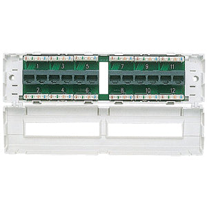Allen Tel AT55B-12P Versatap 12 Port Modular Cat 5e Patch Box