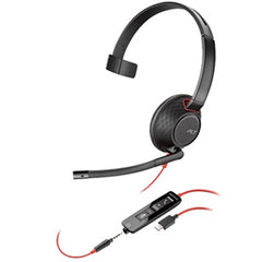 Plantronics 207587-01 Blackwire 5210 Monaural USB-C Headset
