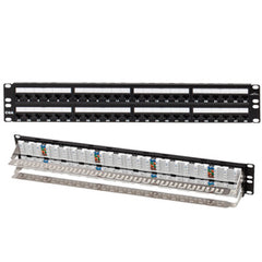 Allen Tel AT10GPNL-48RM 48 Port Loaded 10Gb Cat 6A Patch Panel 1RU
