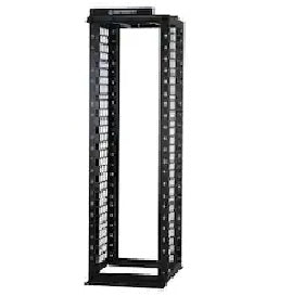 Legrand - Ortronics MM20706-B MM20 Channel Rack 6.5" Deep 7 ft 45 RU Tapped Black