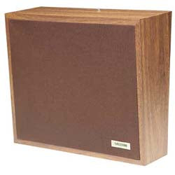 Valcom V-1063A Dark Brown Cloth Grille Talkback Wall Speaker