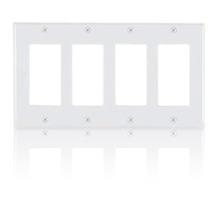 Allen Tel AT60-4 Designer Series Four Gang Wall Plate