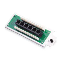 Leviton 47605-C5B Cat 5e Voice and Data Distribution Module 6-Port with Bracket