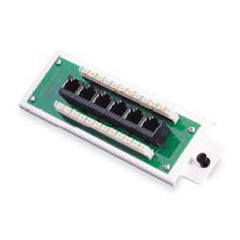 Leviton 47605-C5B Cat 5e Voice and Data Distribution Module 6-Port with Bracket