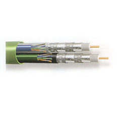 Belden 7913A Bundled Multimedia Cable - 2 RG6 / Cat 5, 500'