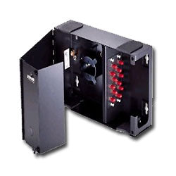 Leviton 5W170-00N Wall-Mount Fiber Optic Patch Panel (Small/Empty/Lock)