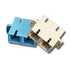 Leviton 49884-MAD SC Duplex Adapter (blue) with Phosphor Bronze Sleeve