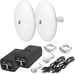 Pre-Configured Ubiquiti NanoBeam NBE-M5-16 Wireless Bridge (Plug & Play)