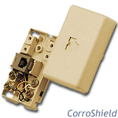 Suttle 625MT-RC CorroShield 4 Conductor Surface Mount Baseboard Jack Assembly