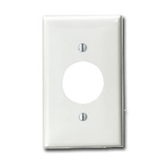 Leviton 80704 Nylon 1 Gang Single Receptacle Wallplate