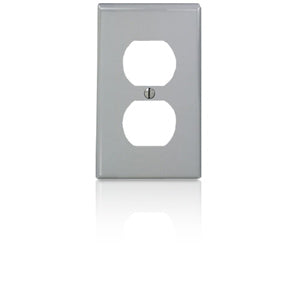 Leviton 80703 Nylon 1 Gang Double Receptacle Wallplate