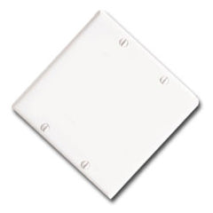 Leviton 80725 Nylon 2 Gang Blank Wallplate