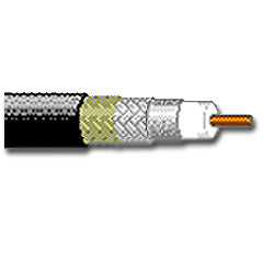 Belden 1525A 14 AWG Solid Bare Copper Coaxial Cable, 1000'