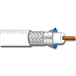 Belden 1695A 18 AWG Solid Bare Copper RG-6/U Coaxial Cable, 1000'