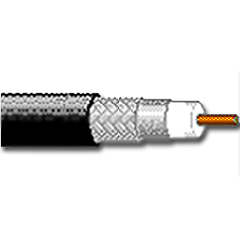 Belden 5439W5 20 AWG Solid Bare Copper RG-59/U Video/CCTV Coaxial Cable, 1000'