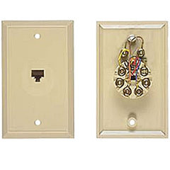Allen Tel AT697B One Piece Wall Jack - 8P8C