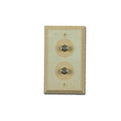 Allen Tel AT1029-FF Flush Mounted Duplex T.V. Wall Jack