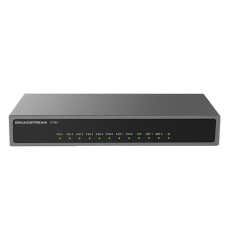 Grandstream HT881 8-Port FXS Analog Telephone Adapter (ATA) for VoIP Networks