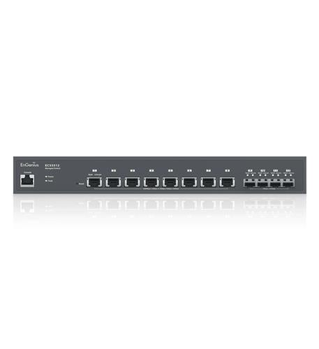 EnGenius ECS5512 Cloud Managed 8-Port 10G Switch with 4 SFP+ Ports