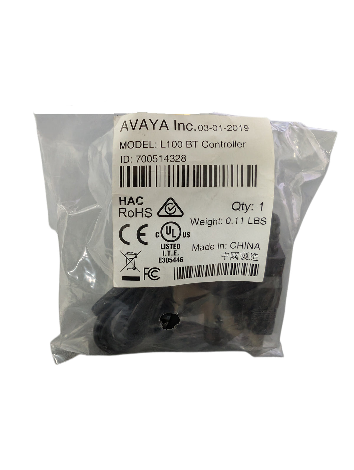 Avaya L100 700514324 RJ9 Cord 1.2m