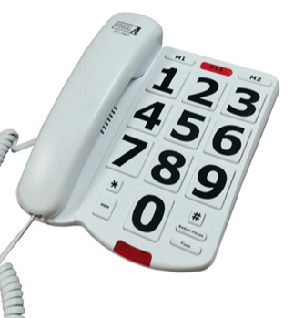 Future Call FC-1507 Big Button Phone 40dB Handset Volume