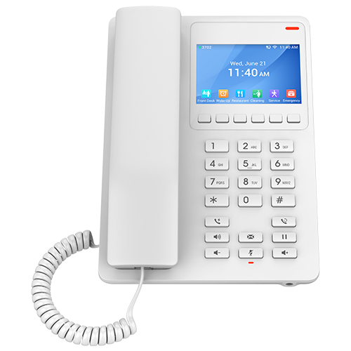 Grandstream GHP630W Compact Hotel Phones with Color LCD, Wi-Fi 6, and HD Audio