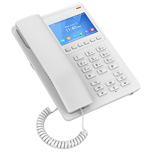 Grandstream GHP630W Compact Hotel Phones with Color LCD, Wi-Fi 6, and HD Audio