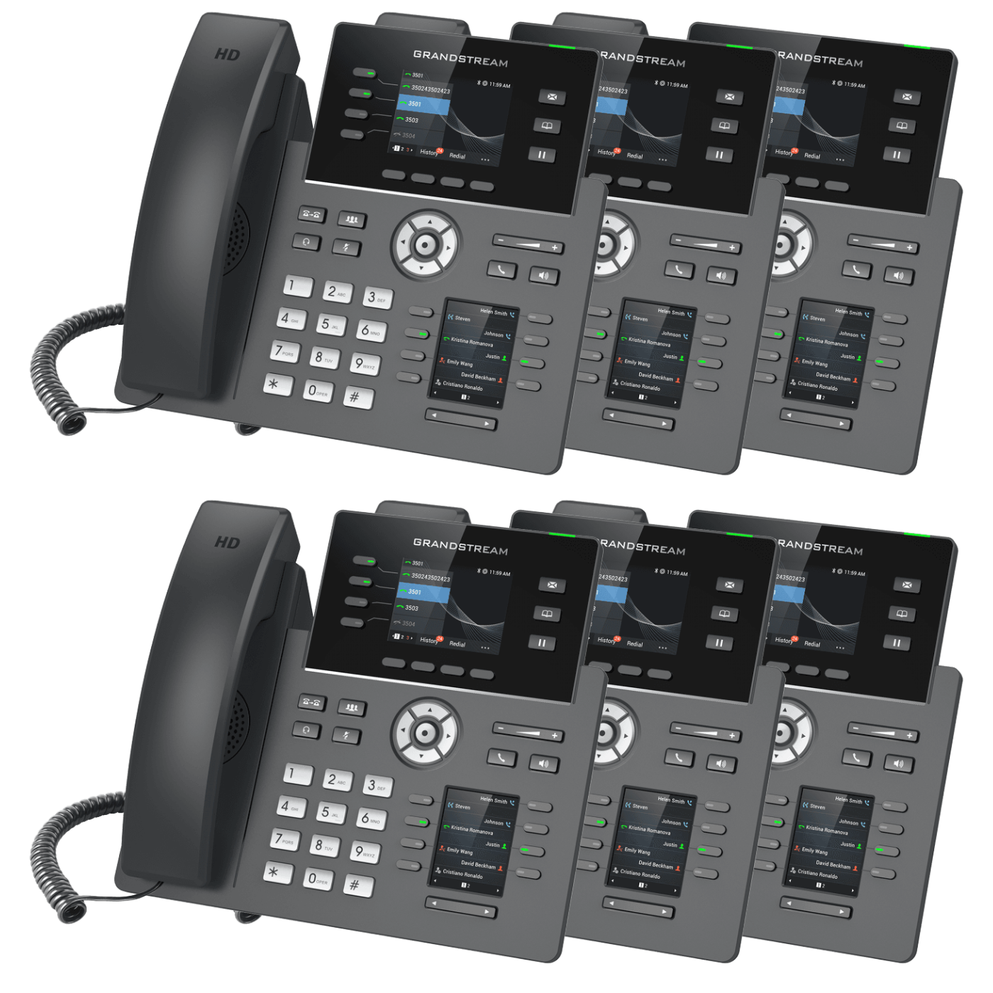 Grandstream GRP2614 VoIP Phone Small Business Bundle With 1 Year 