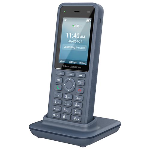 Grandstream WP836 Ruggedized Cordless Wi-Fi IP Phone with Integrated Dual-Band Wi-Fi 6