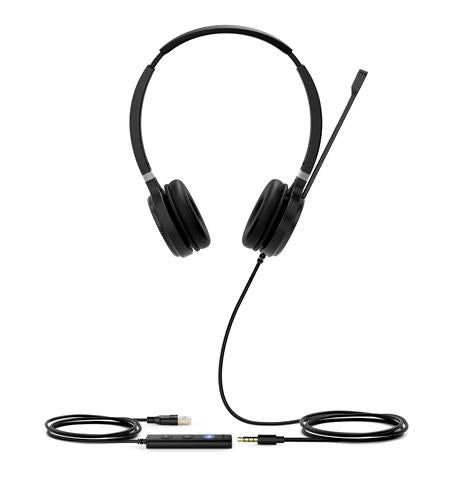 Yealink UH36 Dual Teams Certified Wired Headset with Noise-Cancelling Microphone