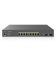 EnGenius ECS2510FP Cloud Managed 8-Port Multi-Gigabit PoE+ Switch with 240W Power Budget