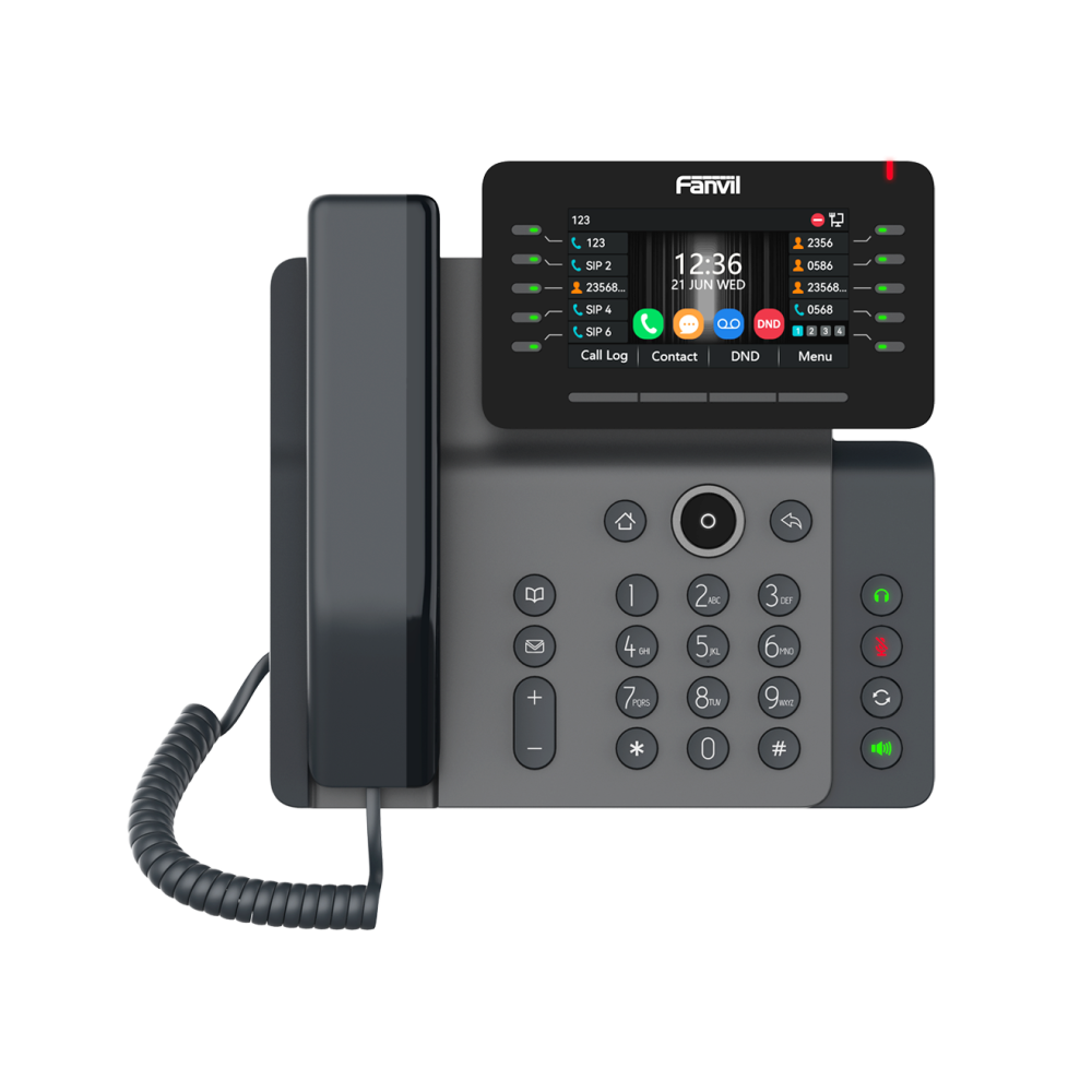 Fanvil V65 20-Line Prime Business IP Phone with Adjustable Screen