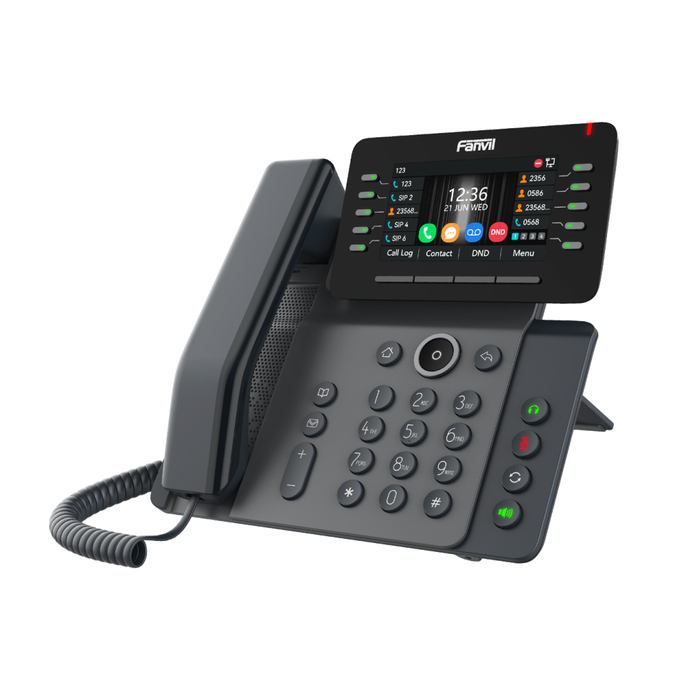 Fanvil V65 20-Line Prime Business IP Phone with Adjustable Screen