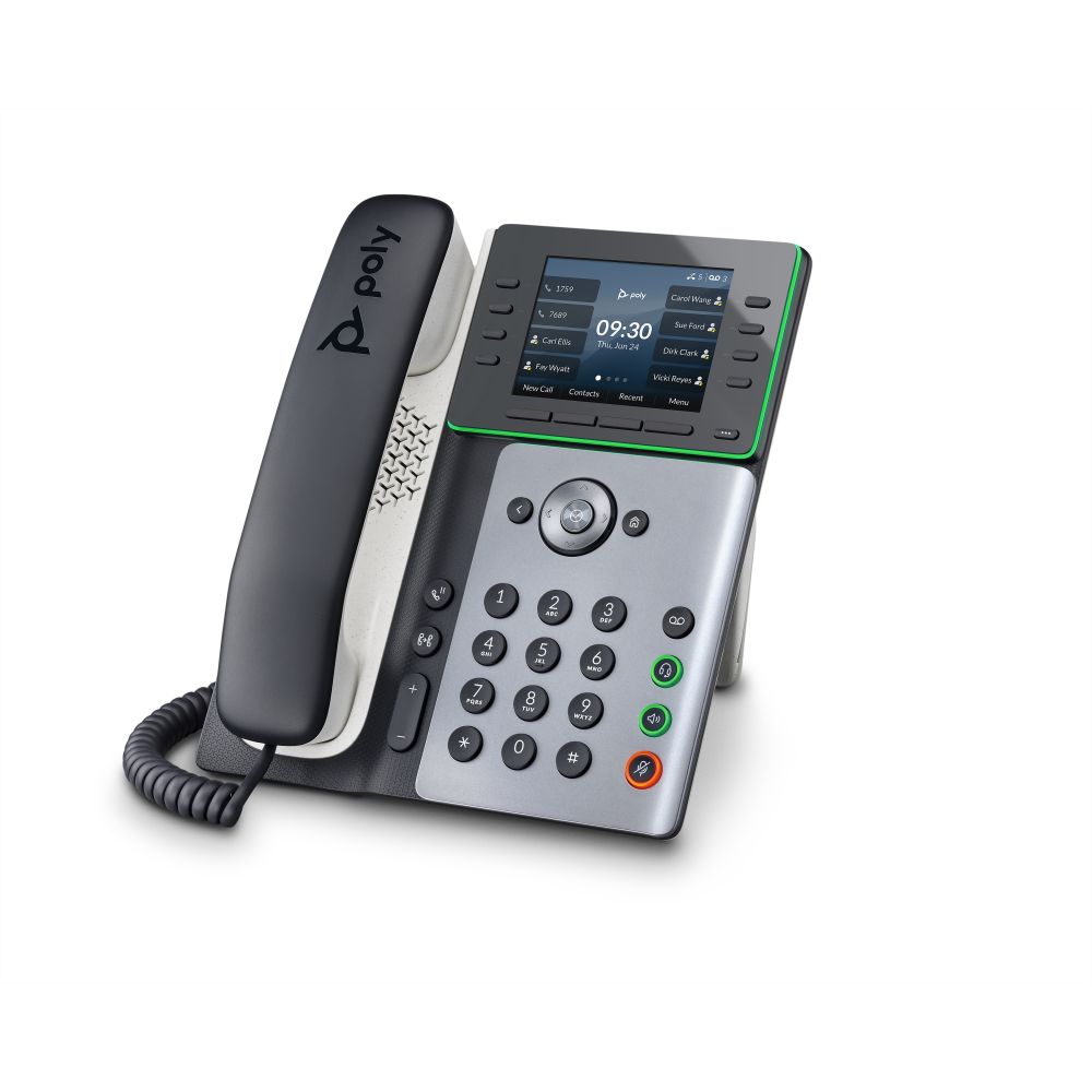 Poly Edge E350 IP Phone with Bluetooth and Wi-Fi