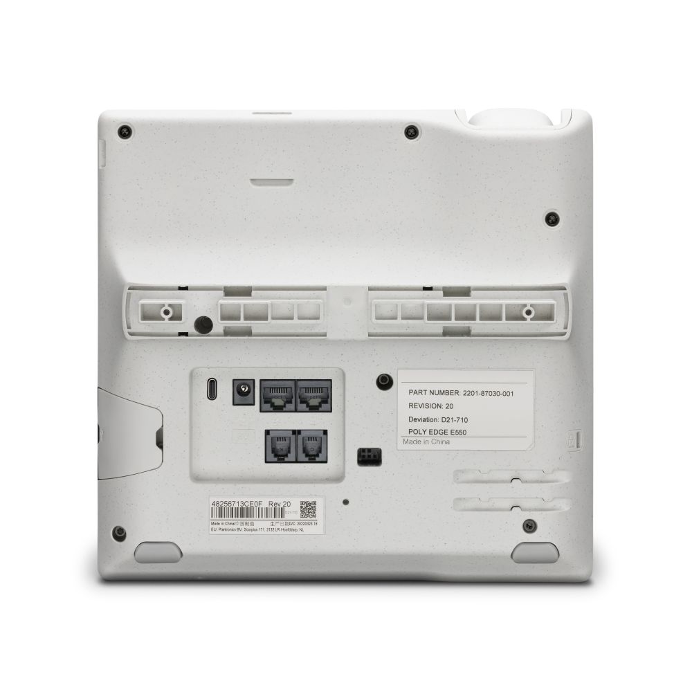 Poly Edge E550 12-Line IP Desk Phone with Wi-Fi and Bluetooth