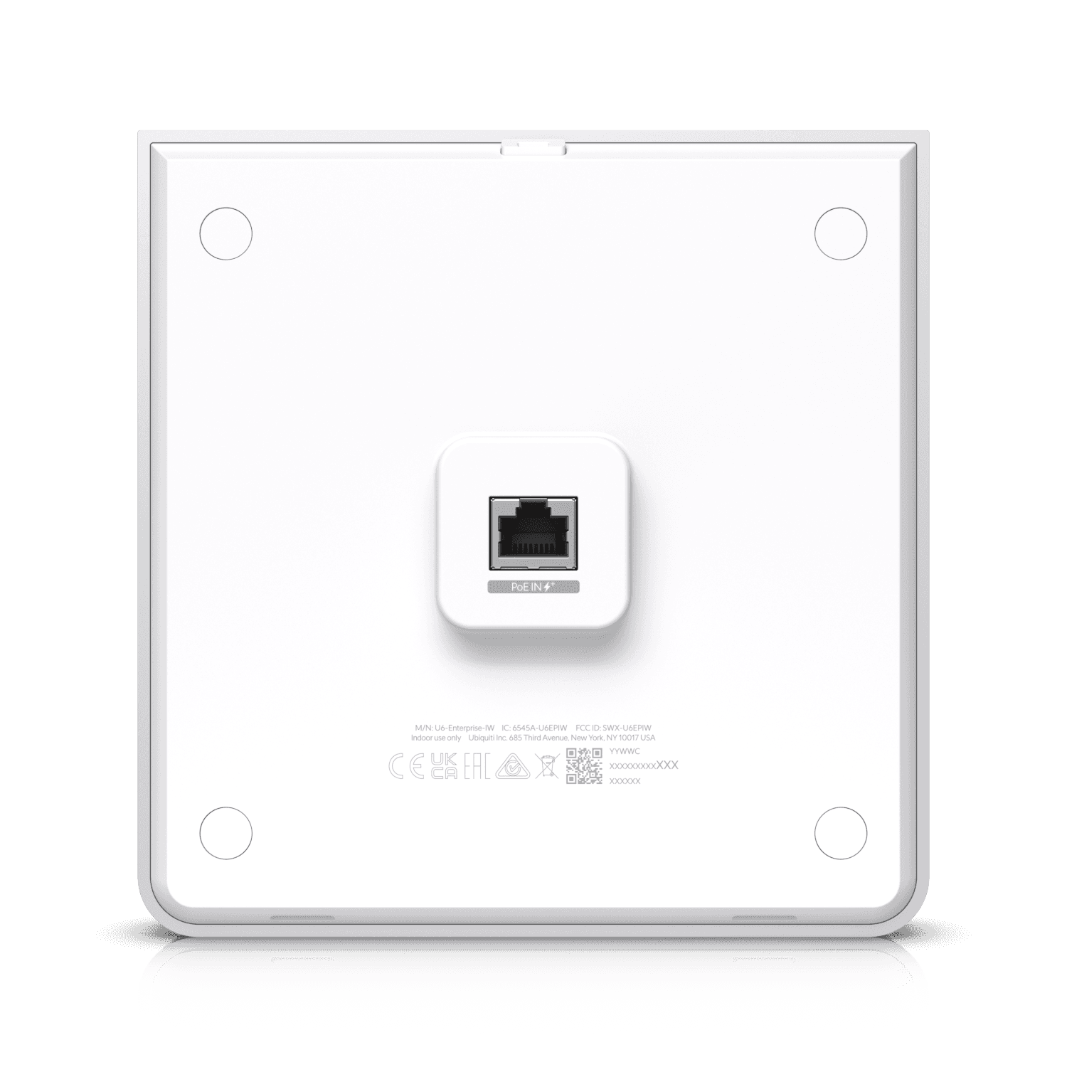 Ubiquiti Networks U6-ENTERPRISE-IW In-Wall Wireless Tri-Band Wi-Fi 6E Access Point